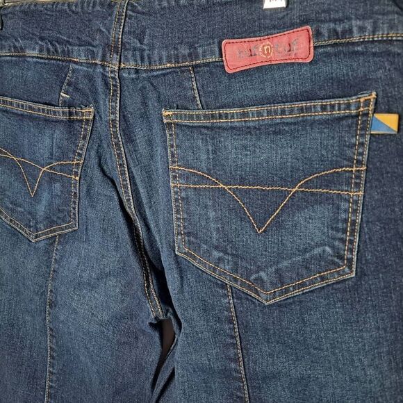 Ruf N Tuf Women's Y2K Trendy Low Rise Flare Jeans size 36 India / Large US - Picture 8 of 11